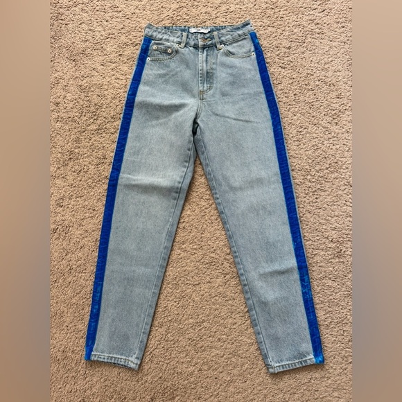 Blue Women's Straight Leg Jeans - Picture 1 of 6